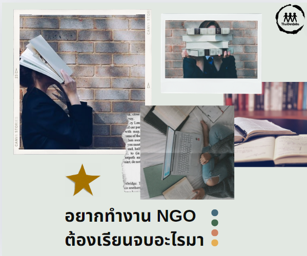 อยากทำงาน NGO ต้องเรียนจบอะไรมา